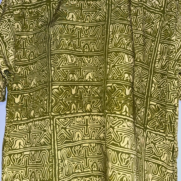 NoaNoa blouse, Green and Light Green, Size Small - Picture 3 of 6